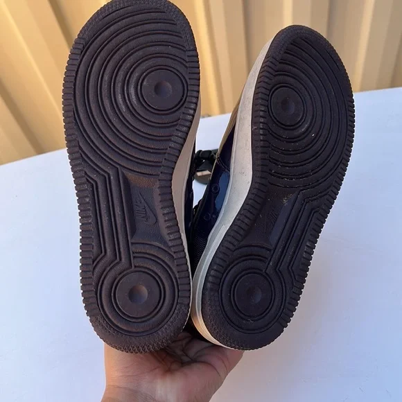 Nike Air SF AF 1 Purple Shoes AU 7, ER 38, cm 24 | As-is Missing 2 Belts Accesor - Picture 8 of 16